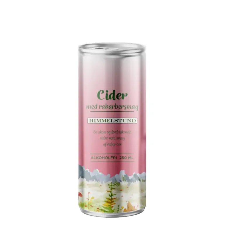 Alkoholfri rabarbercider - Himmelstund