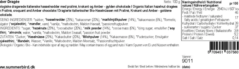 Amber Hasselnødder, Summerbird
