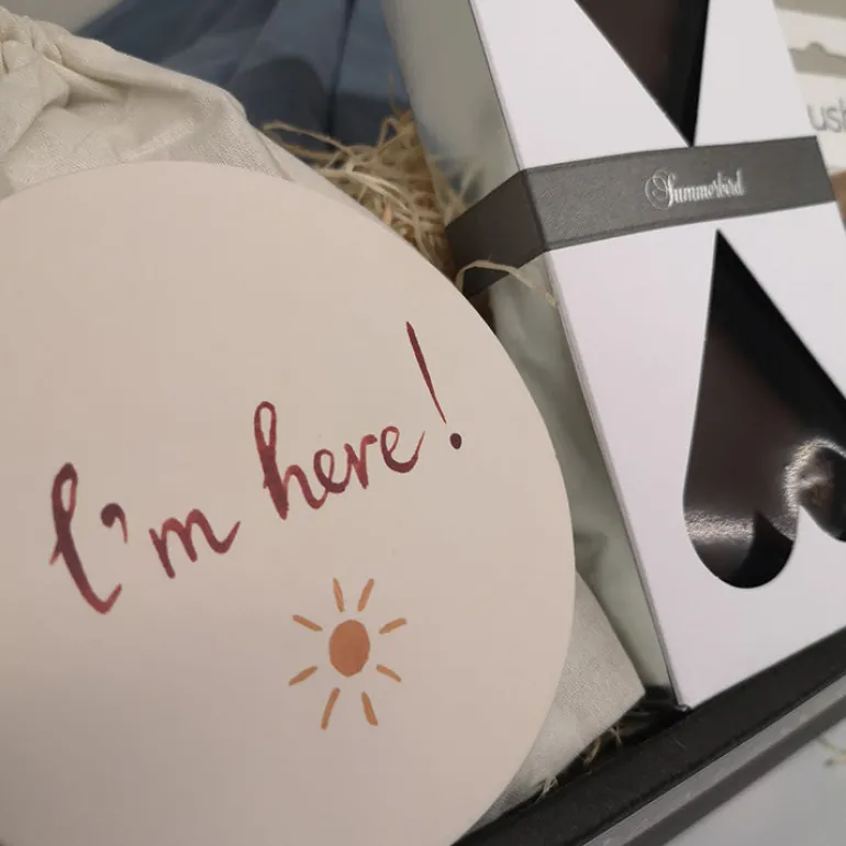 Babyshower gave - 'hello babyboy'