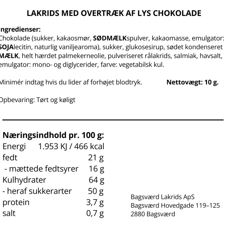 Bagsværd Lakrids 'Lys Symfoni', 4 stk.