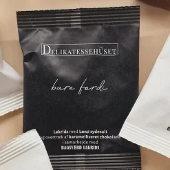 bare fordi' - lakrids med chokolade fra Bagsværd Lakrids