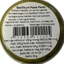 Basilikum Hvidløgs Pesto, Pastariget Bornholm