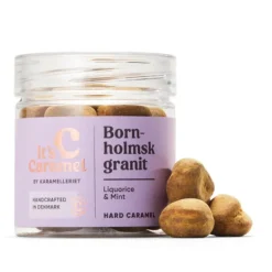 Bornholmsk granit - Karamel m. mint & lakrids