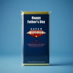 Budskabs chokolade: Super dad - Fars dag