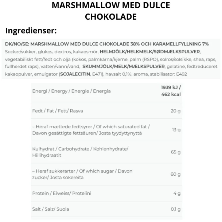 Caramel Filled Mallows Dulce Chocolate Box - The Mallows
