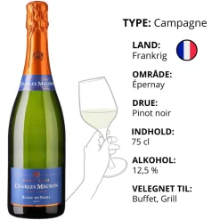 Champagne, Charles Mignon - Blanc de Noir Brut