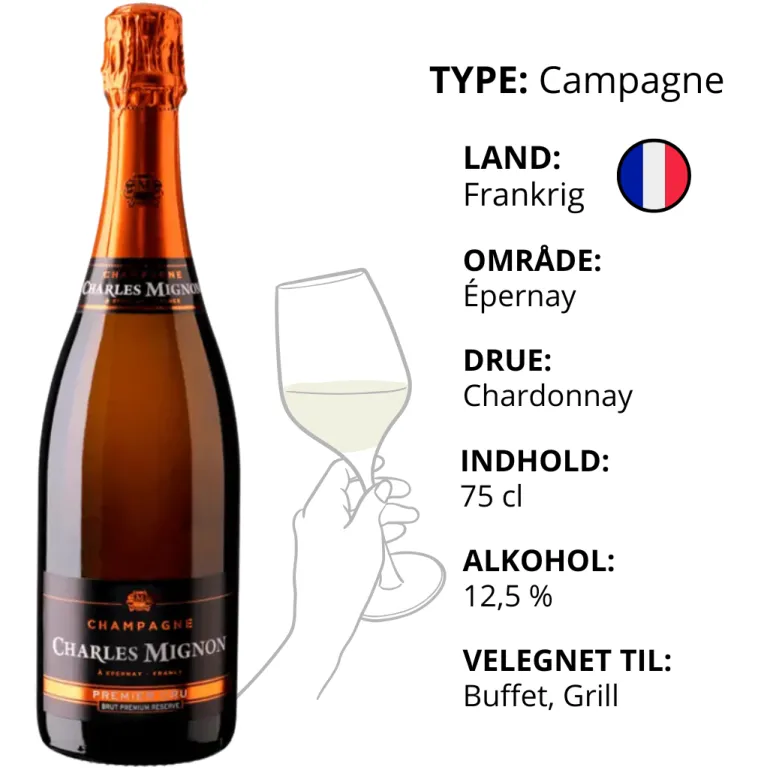 Champagne, Charles Mignon - 1. Cru Champagne Brut