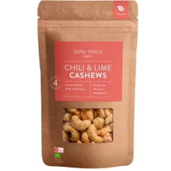 Chili og lime cashewnødder - Guru snack