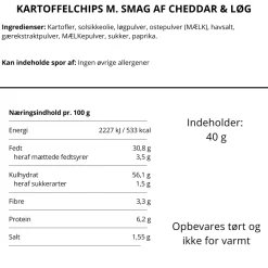 Chips - Cheddar & onion