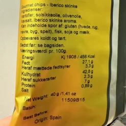 Chips - Iberisk skinke