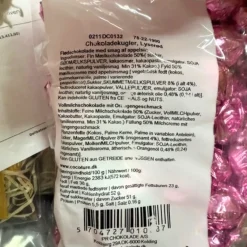 Chokoladekugle | Mælkechokolade med appelsin - lyserød