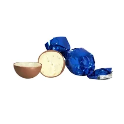 Chokoladekugle | Mælkechokolade med yoghurtcrisp - Blå