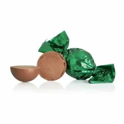 Chokoladekugle | Mælkechokolade med nougat - mørkegrøn