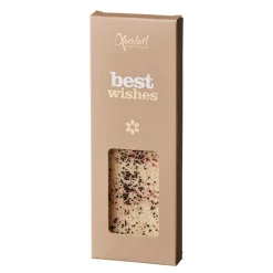 Chokoladeplade 'Best Wishes' fra Xocolatl