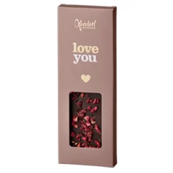 Chokoladeplade 'I Love You' fra Xocolatl