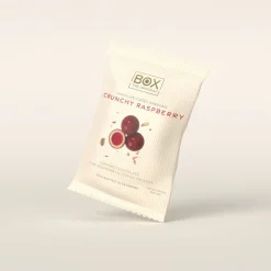 Crunchy Raspberry gourmetvingummi 70 g - Box The Original