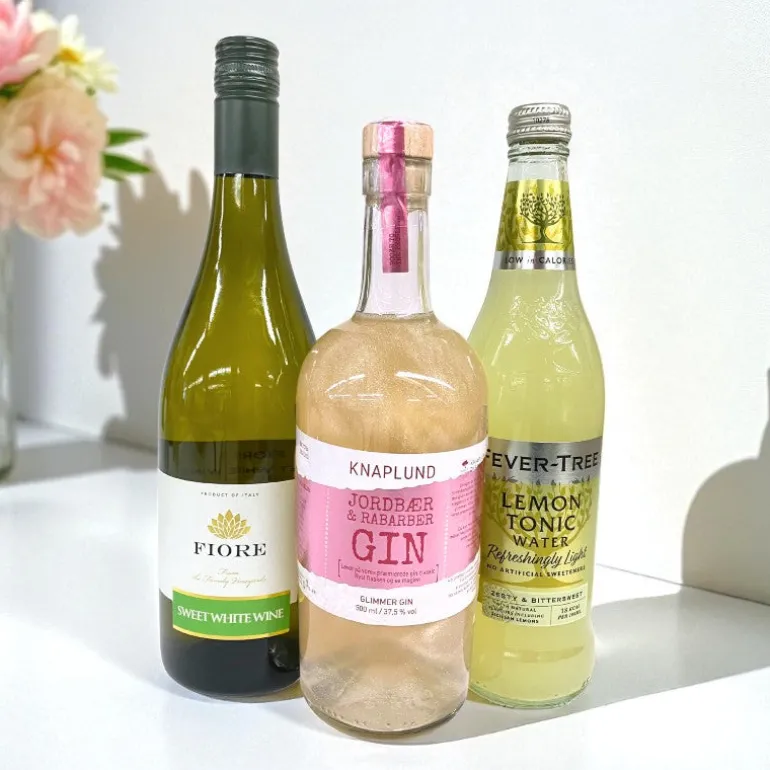 Drinkpakke - M. Knaplund glimmer gin, tonic & mousserende vin