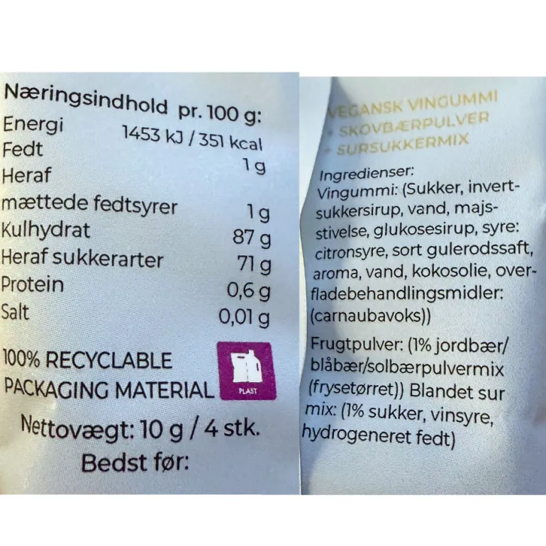 Flow Pack, Vingummi m. Skovbær - Box The Original