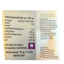 Flow Pack, Vingummi m. Syrlig skovbær & lakridspulver - Box The Original