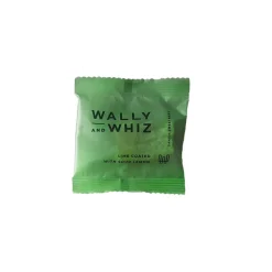 Flowpack Wally & Whiz vingummi - Lime m. syrlig citron