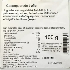 Franske Chokoladetrøfler (Guld) - 100 g.