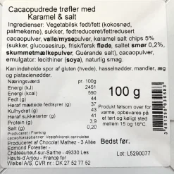 Franske Chokoladetrøfler - Karamel & Salt (Sølv) - 100g