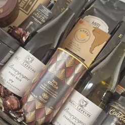 Gavekurv - eksklusiv gavekurv med fransk rødvin og Danmarks bedste lækkerier