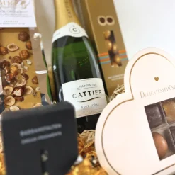 Gavekurv - Luksuriøs kurv med champagne
