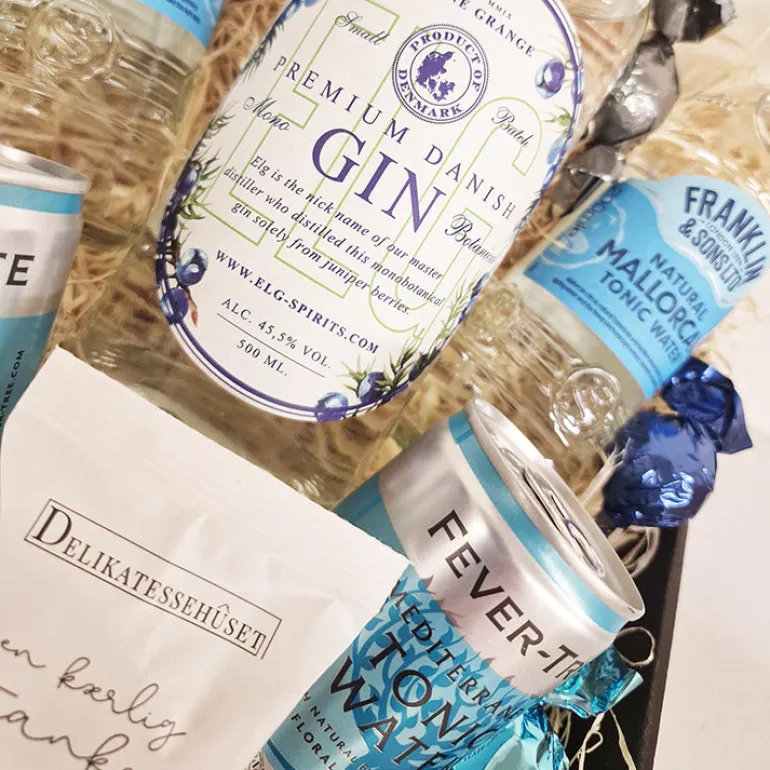 Gavekurv - med ELG Gin Mono Botanical