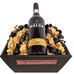 Gavekurv - med LBV portvin fra Dalva
