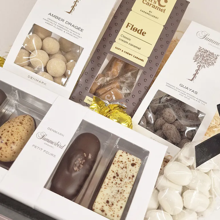 Gavekurv - med Summerbird chokolade & karameller