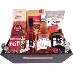 Gavekurv - med sydafrikansk Rosé og danske specialiteter
