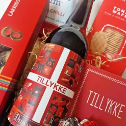 Gavekurv - Ønsk tillykke med øl & snacks