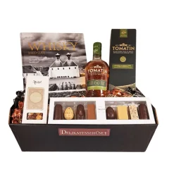 Gavekurv - ønsk 'tillykke' med Tomatin 12 year Whisky og stor whiskybog