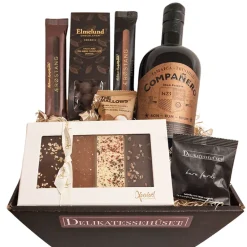 Gavekurv - send en gave med rom og chokolade