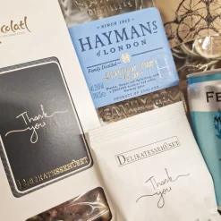 Gavekurv 'Thank you' med London Dry Gin, tonic og snacks