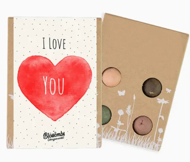 Gaveæske 'I love you' hjerte, Blossombs