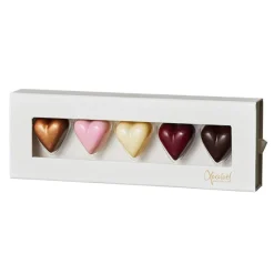 Gaveæske med chokoladehjerter fra Xocolatl