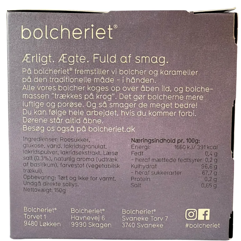 Gaveæske sød rålakrids bolcher | Bolcheriet
