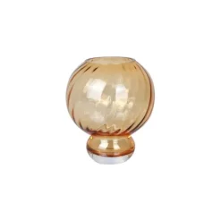 Glasvase - Meadow swirl Amber