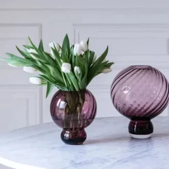 Glasvase - Meadow Swirl Plum