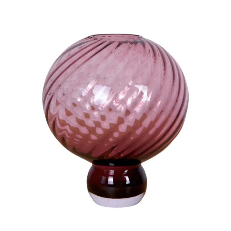 Glasvase - Meadow Swirl Plum