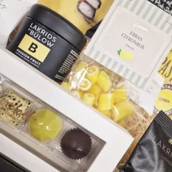 Gul gavekurv med både salt og sødt
