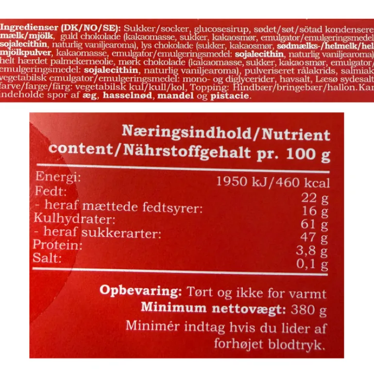 Hjerte gaveæske - Bagsværd Lakrids