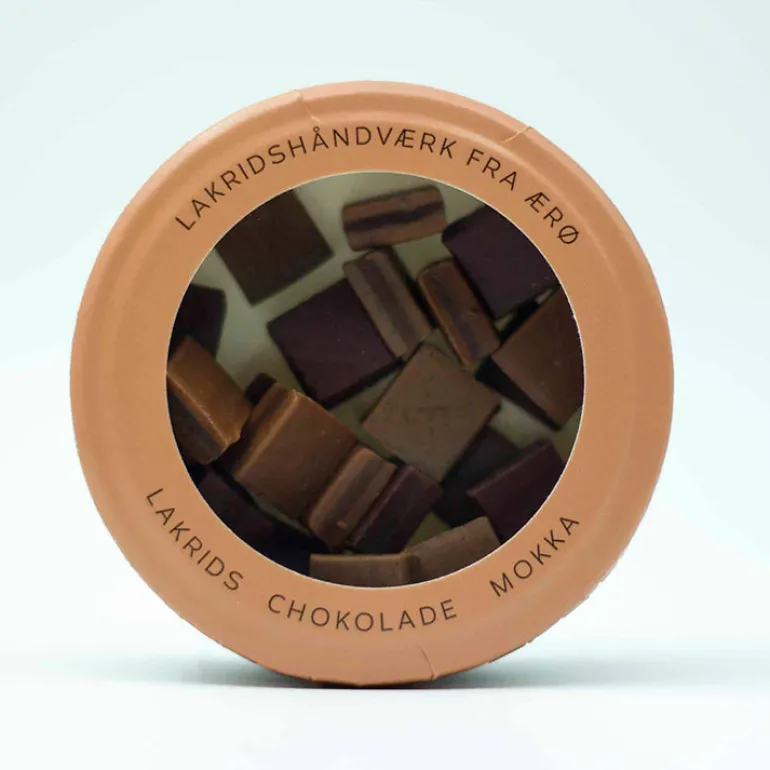Håndlavet lakridskonfekt; mokka, chokolade & lakrids fra Hattesen's Konfektfabrik