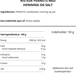 Honningristede peanuts i dåse