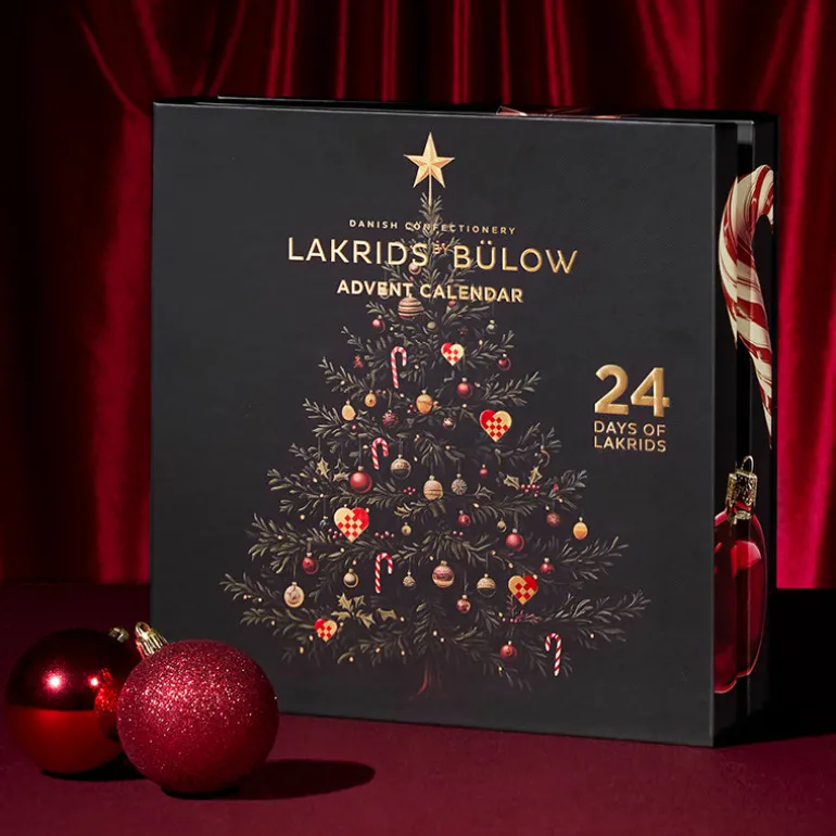Julekalender Lakrids by Bülow 2026 inkl. gratis Classic lakrids (værdi 99,-)
