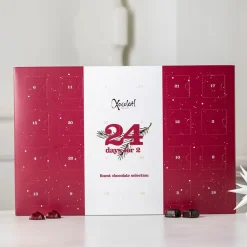 Julekalender med fyldt chokolade (2 pers.) fra Xocolatl