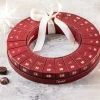 Julekalender – smuk julekrans med chokolade fra Xocolatl