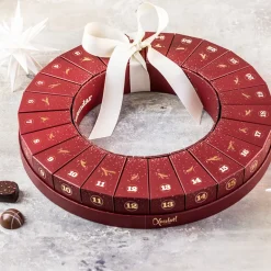 Julekalender – smuk julekrans med chokolade fra Xocolatl